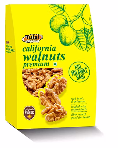 Tulsi Walnuts Premium 200gm-8906016015071