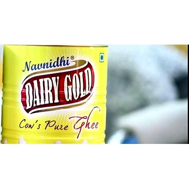 Navnidhi Dairy Gold Cow's Ghee 5 Ltr Tin-2