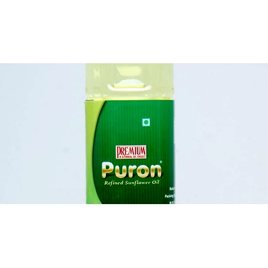 Puron Refined Sunflower Oil 1Ltr Bottle-1
