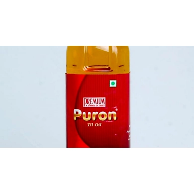 Puron Til Oil 500ml Bottle-SKU-EdibleOil-Til500mlBottle