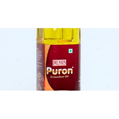 Puron Premium Filtered Groundnut Oil 5Ltr Jar-1