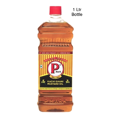 P Mark Kacchi Ghani - Mustard Oil-2Ltr-1