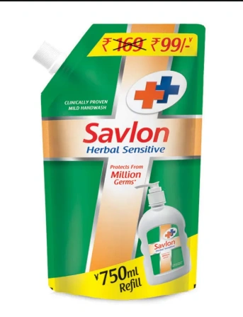 Savlon Herbal Sensitive Handwash Refill -750ml-SKU-6931