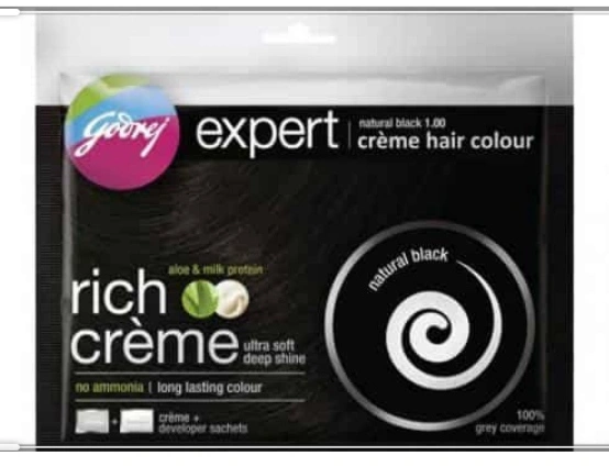 Godrej Expert Rich Cream Hair Colour Natural Black-HAIR-105