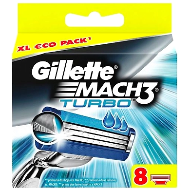 Gillette Blade Mach3 Trubo-ASD-G1162