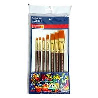 Painting Brushes Flat Set