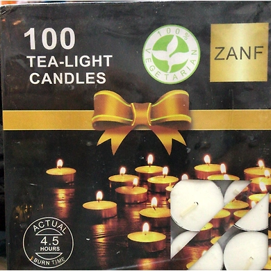 Tea Light Candle 100 Pcs-ASD-G1403