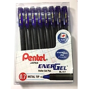 Pentel Energel Roller Gel Pen Set - Pack of 8 (Blue)