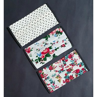 100% Cotton Masks 3 Pcs Set-1