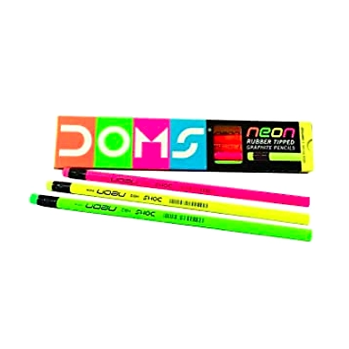 Doms Neon Pencil Box-ASD-G1478