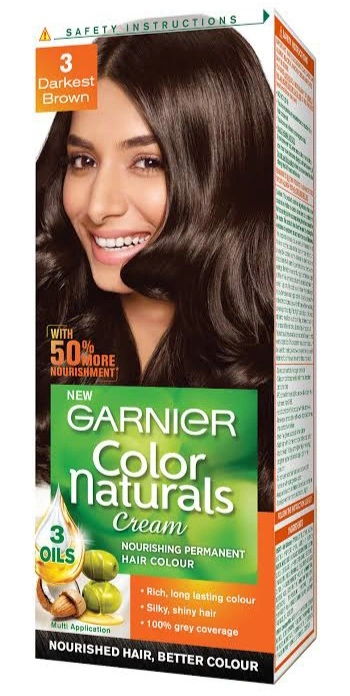 Garnier No 3 Darkest Brown Hair Colour - | ASIAN STORE