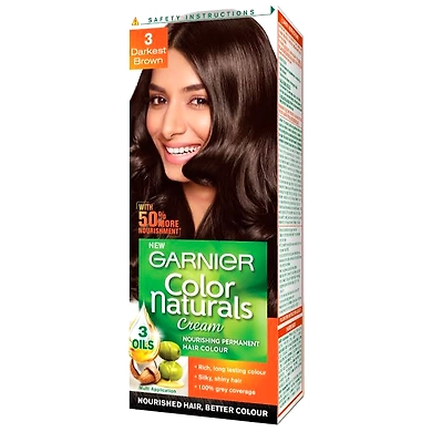 Garnier No 3 Darkest Brown Hair Colour - | ASIAN STORE