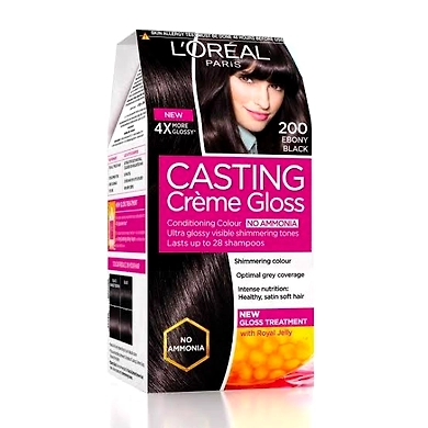 Loreal Casting 200 Ebony Black Hair Colour-ASD-G1502