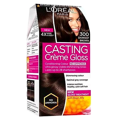 Loreal Casting 300 Darkest Brown Hair Colour-ASD-G1504