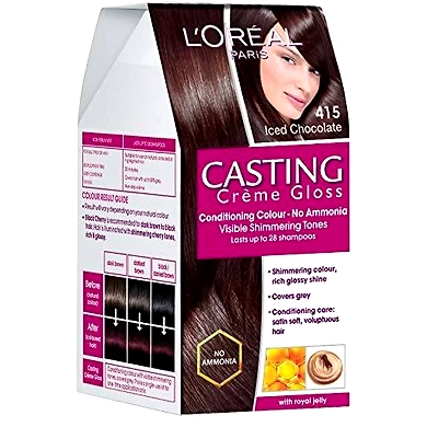 Loreal Casting 415 Iced Chocolate Hair Colour-ASD-G1505