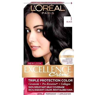 Loreal Excellence 1 Black Hair Colour-ASD-G1506
