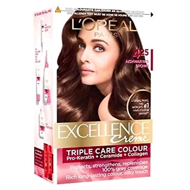 Loreal Excellence 4.25 Aishwarya's Brown Hair Colour-ASD-G1511
