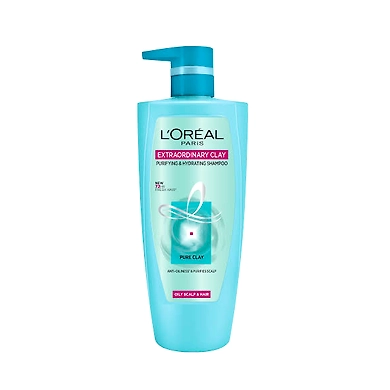 Loreal Extra Ordinary Clay Shampoo 704 ML-ASD-G1519