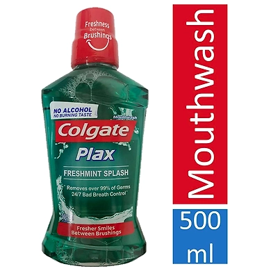 Cologate Mouthwash Freshmint Splash 500 ML-ASD_G1563