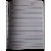 Double Line A/5 Book 172 Pg