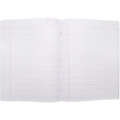 Red &amp; Blue Line Notebook 172 Pg-ASD-G1573