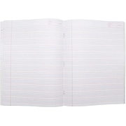 Red & Blue Line Notebook 76 Pg