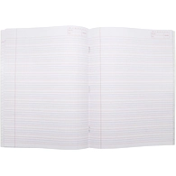 Red & Blue Line Notebook 76 Pg