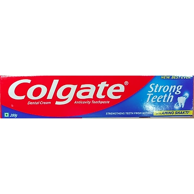 Colgate Strong Teeth Toothpaste 200 gms-ASD-G1592