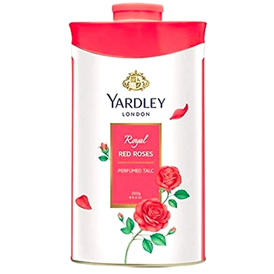 Yardely London Red Rose Talc 250gms-ASD-G1605