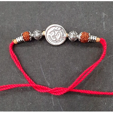Om Silver Rakhi-ASD-G1707