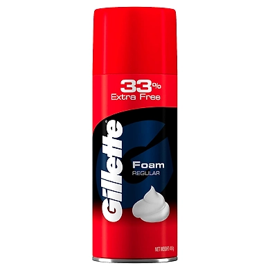 Gillette Regular Shave Foam 418g with 33% Extra Free-ASD-G1810