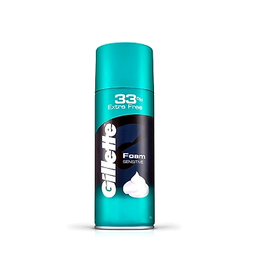 Gillette Sensitive Pre Shave Foam 418g with 33% Extra Free-ASD-G1811