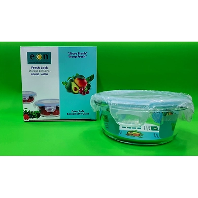 Eon Round Container 400 ML - 2 Pcs Set-ASD-G1859