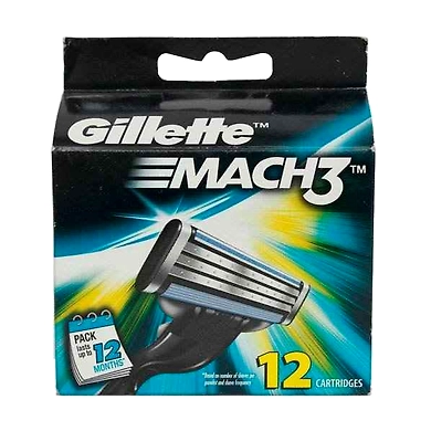 Gillette Blade Mach3 12 Pcs-ASD-G1895
