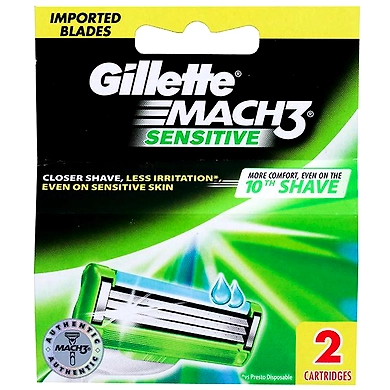 Gillette Blade Mach3 Sensitive - 2-ASD_G1895