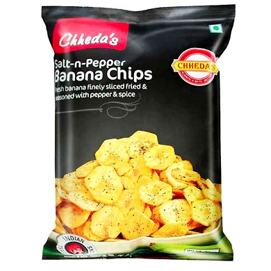 Chheda's Salt -n-Pepper Banana Chips 500 Gms-ASD-G1910