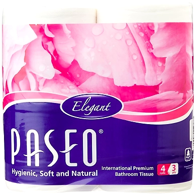 Paseo Toilet Roll - 4 Pcs-ASD-G1917