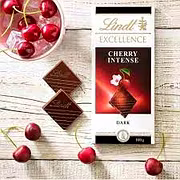 Lindt Cherry Intense Dark Chocolate