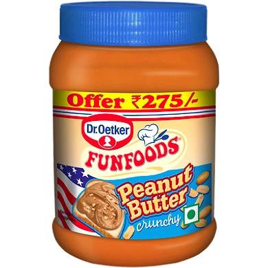 Dr.Oetker Funfoods Peanut Butter Crunchy 925g-funfudspeanutbutter