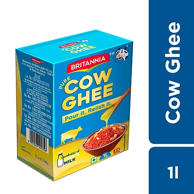 Britannia Pure Cow Ghee 1ltr-cowgheebritannia