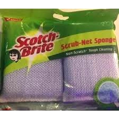 Scotch Brite Scrub Net Sponge 2N-spongescrubnet