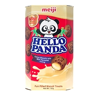 Hello Panda Cocoa Biscuits With Milk Flavoured Filling 50g