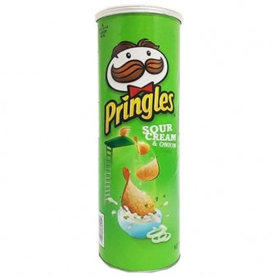 Pringles Potato Sour Cream & Onion Flavour 107g