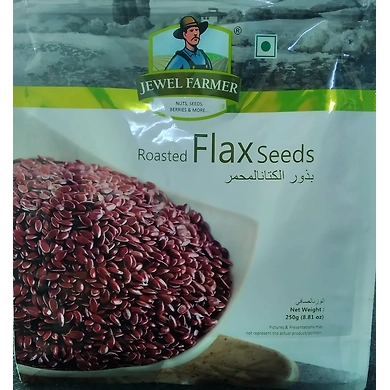 Jewel Farmer Roasted Flax Seeds 250g-flaxseedsroasted