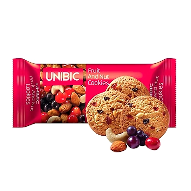 Unibic Fruit &amp; Nut Cookies 75g-nutfruit