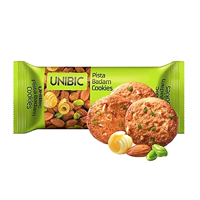Unibic Pista Badam Cookies 75g-pista