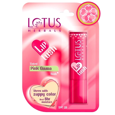 Lotus Herbals Lip Lush Pink Guaua 4g-pinkguaua