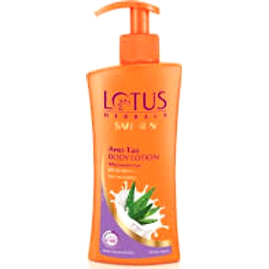 Lotus Anti-Tan Body Lotion aloe vera extracts 250ml-Lotusanti-tanbobylotion