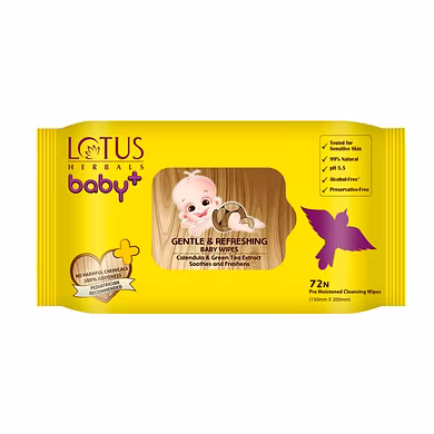 Lotus Baby Wipes 72N-lotusbabywipes