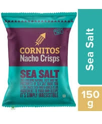 Cornitos Nacho Crisps Sea Salt 150g-SaltSeacornitos